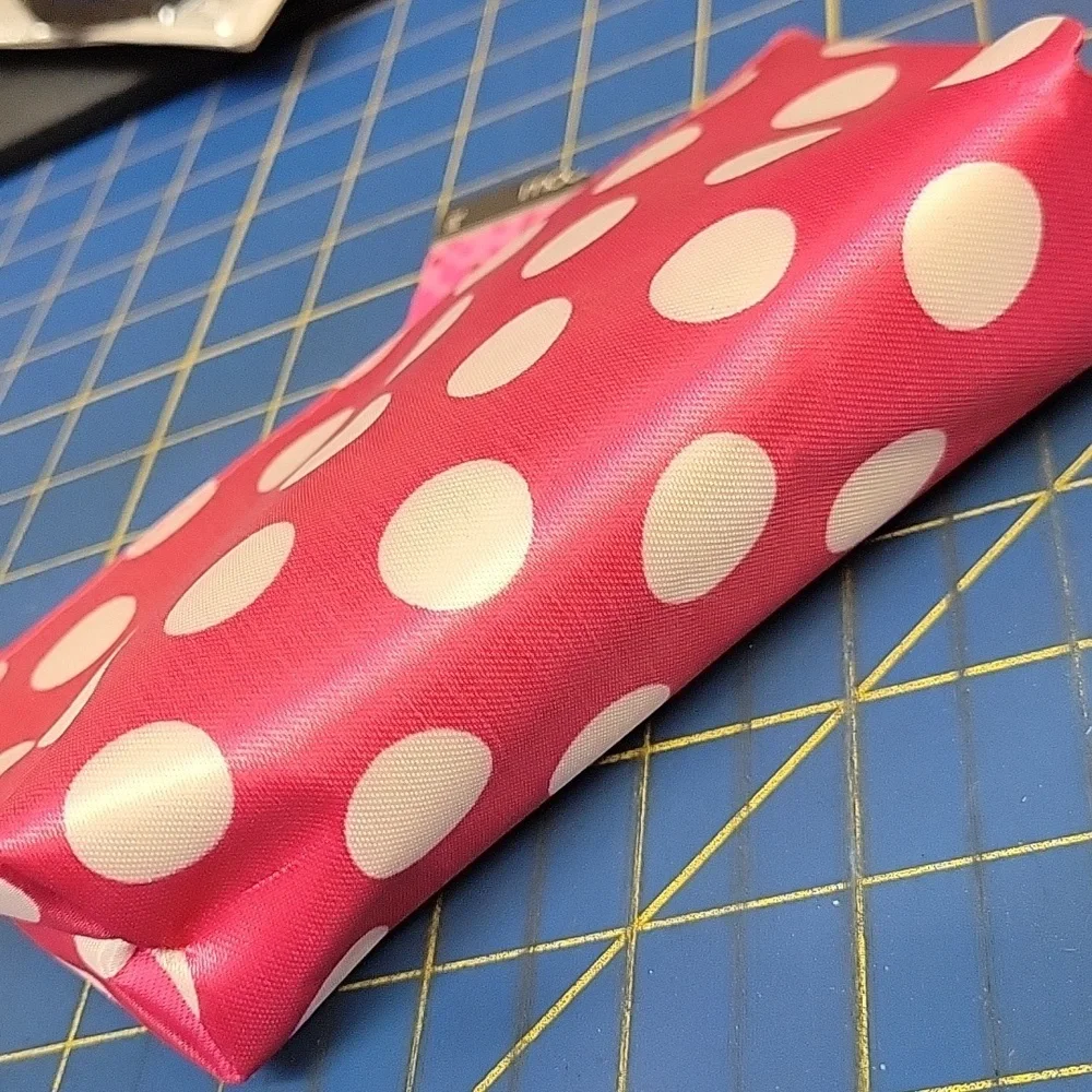 Polka Dot Pink Cosmetic Pouch 6 